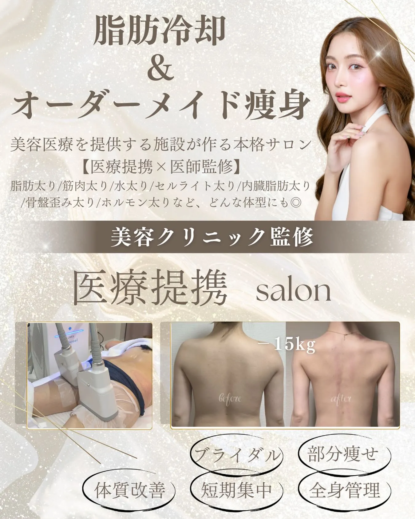 【鹿沼市⁡で受けられる、医療提携痩身🔎】